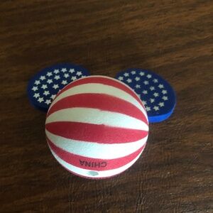 New Vintage Walt Disney World WDW Mickey Patriotic Car Antenna Ball